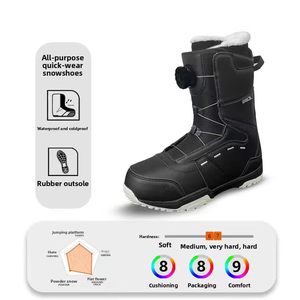 Nuovi Scarponi <span class=keywords><strong>da</strong></span> <span class=keywords><strong>Sci</strong></span>/Snowboard con Fibbia in Acciaio a Sgancio Rapido, Resistenti al Freddo e alla Piegatura, di Alta Gamma e alla Moda <span class=keywords><strong>per</strong></span> Uomo/Donna - Product Image 6
