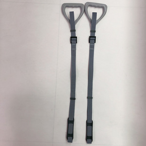 Anneaux de gymnastique en plastique haute résistance avec sangle en polypropylène, équipement de fitness d'intérieur pour enfants et rééducation - Product Image 4