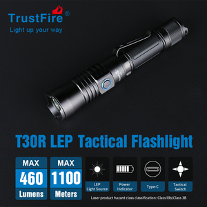 <span class=keywords><strong>Linterna</strong></span> LEP de Largo Alcance TrustFire T30R, 1100 Metros de Alcance, Potente, Resistente al Agua IPX8, <span class=keywords><strong>Linterna</strong></span> Táctica con Láser <span class=keywords><strong>SOS</strong></span> para Exteriores - Product Image 2