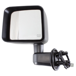 XMAXVISION Rétroviseur latéral pour Jeep Wrangler 2011-2013, assemblage manuel, électrique, chauffant, verre de recul, noir, nouveaux rétroviseurs de voiture - Product Image 1