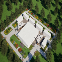 Maison préfabriquée modulaire de luxe de 20 pieds, maisonnette préfabriquée moderne, maison de camping, villa en conteneur