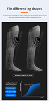 Eveekon - Bottes de massage à compression d'air rechargeables avec 8 modes et 4 niveaux de massage par airbag pour la relaxation musculaire
