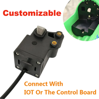 Cerradura Personalizada para Compartimento de Batería de Pedelec, Impermeable IP67, Cerradura Intercambiable para Compartimento de Batería para Flotas de Alquiler de Bicicletas Eléctricas