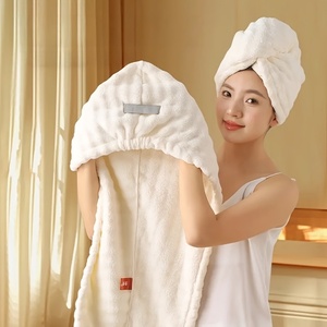 Serviette Cheveux Sèche-Rapide Écologique Absorption d'Eau Couleur Unie Soin des Cheveux Adulte Indispensable Salons Natation Fitness - Product Image 2