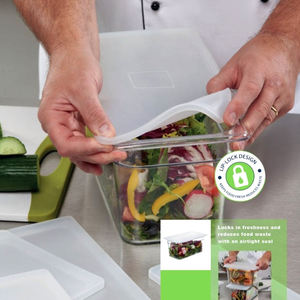 Tapa de silicona multifuncional para alimentos, adecuada para cocinas, hoteles, restaurantes, bares y almacenamiento comercial de alimentos. - Product Image 3