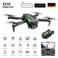 Drone D10 sans balais avec évitement d'obstacles, flux optique, ESC, photographie aérienne 4K, quadricoptère RC, livraison aux États-Unis en 7 jours