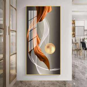 Motivo geometrico wall Artist Living Room Decoration Wall abstract Glass Wall Crystal Porcelain Painting - Product Image 3