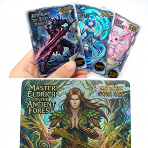 Fabricant de cartes à jouer personnaliser feuille holographique cartes de jeu magiques personnalisation packs booster de cartes à collectionner - Product Image 4