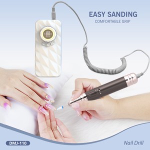Máquina de Taladro de Uñas Portátil Recargable <span class=keywords><strong>Love</strong></span> <span class=keywords><strong>Crazy</strong></span> DMJ-110 de 35000 rpm para Manicura y Pedicura - Product Image 6