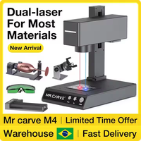 Nouvelle machine de gravure laser à fibre portable M4, sans droits de douane aux États-Unis, CNC de bureau pour métal, bois, plastique, verre
