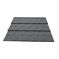 Tuiles de toit en alliage de zinc revêtues de pierre, modernes et dernier cri, pour les toits de villas et d'appartements