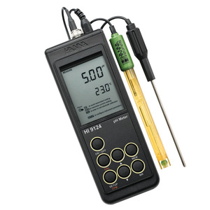 เครื่องวัดค่า pH แบบพกพา รุ่น HANNA HI9124 จากจีน พร้อมความแม่นยำ 0.01 PH/C วัดค่า ORP/mV และอุณหภูมิ สำหรับการทดสอบคุณภาพน้ำ - Product Image 2