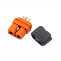 Connecteur AMASS Série XT60I (XT60I-F Femelle XT60IPW-M Mâle) – Modules d'entrée d'alimentation anti-étincelles avec broches de signal en laiton 30-120