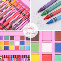 Haute qualité enfants peinture dessin Art ensemble fournitures ensemble De Arte avec des crayons de couleur Crayons marqueurs