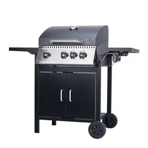 2023 G029301 CE Approval Outdoor 3 <strong>Burner</strong> Gas BBQ Grill with <strong>Side</strong> <strong>Burner</strong> - Product Image 1