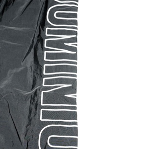 High Quality Custom Loose Causal Black Stacked Nylon Track Pants Streetwear <b>Trousers</b> Custom Elastic Waistband Nylon Track Pants - Product Image 4