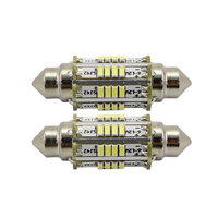Ampoule LED 3W Super Lumineuse 6V 12V 42mm Festoon 211-2 212-2 pour la Restauration Intérieure de Voitures Vintage Éclairage Automobile Classique