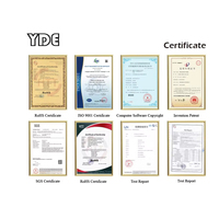 Carte de protection de batterie YDE Smart BMS 8-20S 24V LiFePO4 NCM 100A avec application BT, UART, RS485, CAN, 40-50mA, 100% testée pour stockage d'énergie solaire