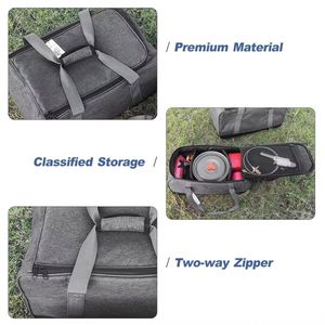 Camping Cookware Bag Cooking Utensils Bag Outdoor Stove Storage Container Cooler Tote Bag - Product Image 3