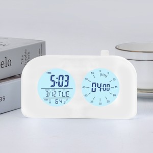 Dual Screen <b>Digital</b> Desk <b>Clock</b>, Visual Productivity Countdown Timer with Alarm & Temperature, 60-Minute Time Manager for Kids - Product Image 4