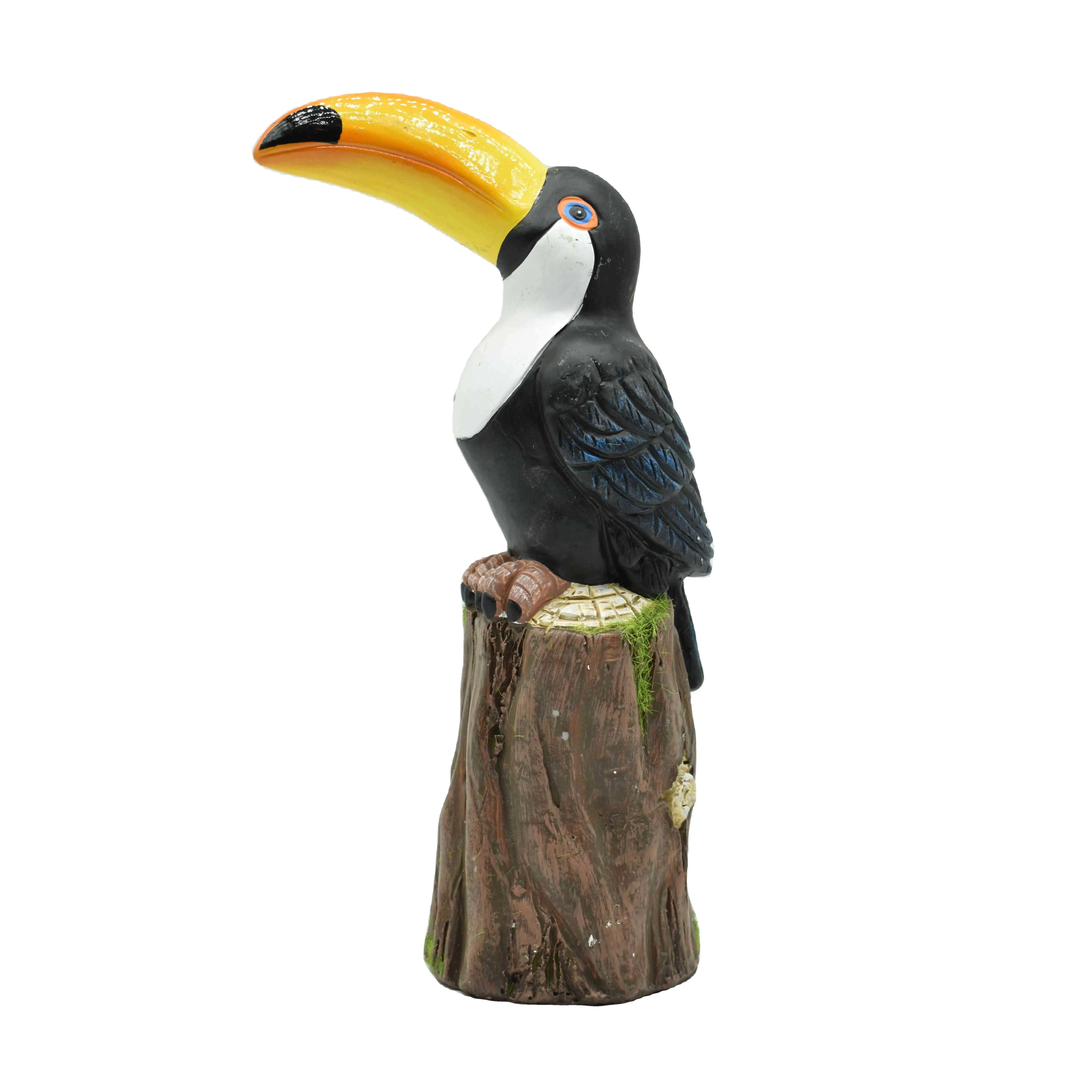 Gepersonaliseerde Hars Ornament Tuin Dier Kunstmatige Vogels Voor Decoraties