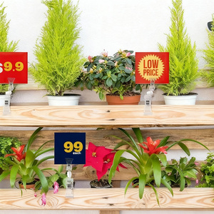 Porta Cartelli in Acrilico Trasparente per Espositori POP con Braccio Girevole e Supporto per Cartellini su Entrambi i Lati - Product Image 5