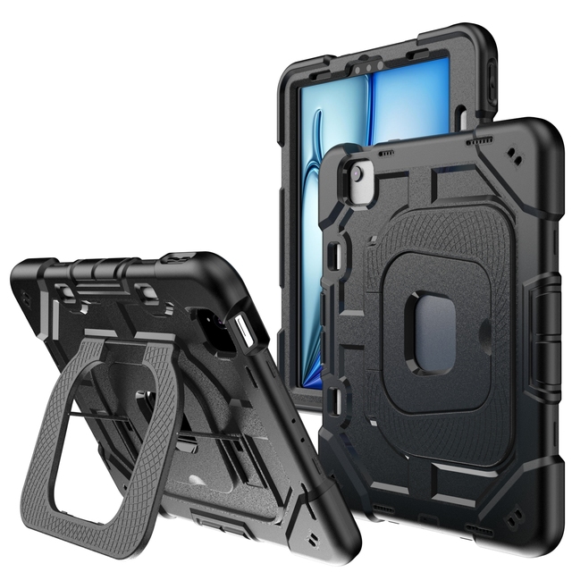 Shockproof Protective Case with Rotating Handle Stand case for iPad 11" Air 4/5 Pro 1-4 Gen Wholesale