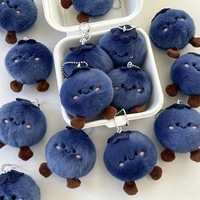 Porte-clés en peluche, toucher doux, pendentif mignon