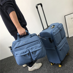 <span class=keywords><strong>Valise</strong></span> <span class=keywords><strong>en</strong></span> tissu à roulettes pivotantes de 20 pouces avec serrure TSA pour les voyages d'affaires - Product Image 6