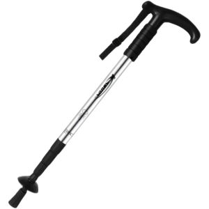 Mango de plástico Agarre Tecnología antichoque Palo de senderismo telescópico Montañero Excursionista Bastón de metal para caminar - Product Image 1