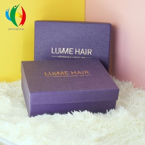 Caja de regalo para pelucas, con impresión personalizada y embalaje, serie cosmética, con película especial, nueva - Product Image 3