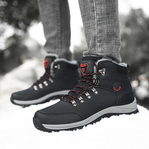 Gran oferta, botas de nieve cálidas, recién llegados, espesar <span class=keywords><strong>la</strong></span> suela, <span class=keywords><strong>zapatos</strong></span> de algodón con cordones, botas <span class=keywords><strong>Martin</strong></span> para hombres y mujeres para un estilo de moda - Product Image 5