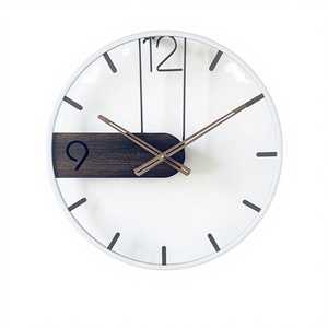 นาฬิกาแขวนผนังแบบหน้าเดียวสำหรับห้องนั่งเล่น นาฬิกาแขวนผนังตกแต่งทันสมัย เงียบไร้เสียงรบกวน สำหรับตกแต่งบ้าน ห้องนอน สำนักงาน - Product Image 2