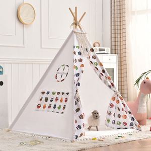 Tente de jeu pour enfants, tipi portable pour enfants, tente tipi pour tout-petits, fosse à balles, château pour garçons et filles, salle de jeux teepee - Product Image 2