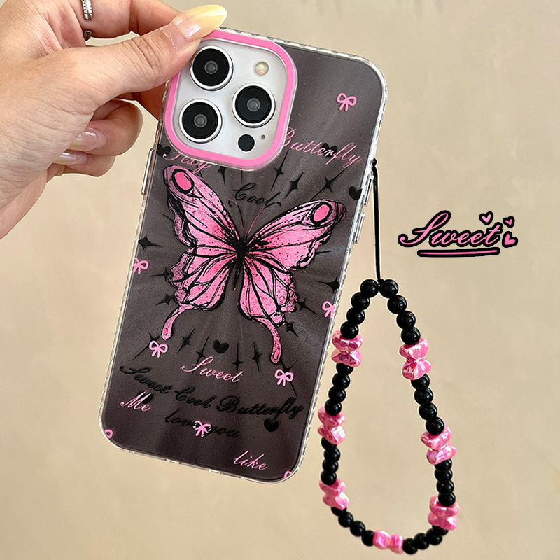 Translucent White - Butterfly Bracelet