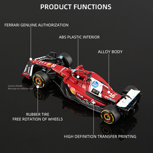Mô hình xe đua F1 Bburago <span class=keywords><strong>1</strong></span>:64 mùa giải <span class=keywords><strong>2025</strong></span> SF-25 Himilton AMG W16 MCL39 Rebull RB21, quà tặng, bộ sưu tập - Product Image 3