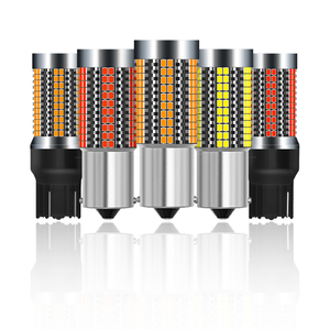 Bombilla <span class=keywords><strong>LED</strong></span> 1156 1157 7440 7443 4014 144SMD para Auto, Luz de Freno, Direccional, Reversa, Trasera, 12-24V, Carcasa Blanca, Ámbar, Roja, Negra - Product Image 3