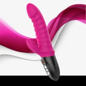 12 Modo Vibrar LCD Aquecimento Carregável Vibrando Masturbador Feminino Sex Toys Máquina G Spot Vagina Dildo Vibradores Para Mulheres