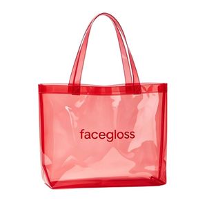 Wholesale Jelly <b>Transparent</b> TPU Handbag Custom Printed Logo Clear Tote <b>Bag</b> For Beauty Shopping <b>Bag</b> for Women - Product Image 1