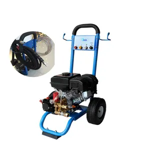 Lavadora de alta presión con motor de gasolina, equipo de limpieza pequeño de empuje manual, herramientas comerciales de lavado de coches de 7 caballos de fuerza