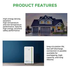 แบตเตอรี่โซลาร์สีขาว 48V 300Ah 15kWh 51.2V 100Ah 200Ah ระบบกักเก็บพลังงานภายในบ้าน อุปกรณ์โซลาร์เซลล์ 10 กิโลวัตต์ รุ่น NEHC0002 LiFe - Product Image 3