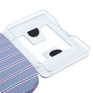 Meilleures ventes Planche à repasser verticale en acier inoxydable avec housse de planche à repasser, support de <span class=keywords><strong>repassage</strong></span>, support de bureau suspendu et paniers de rangement - Product Image 4