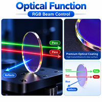 Filtre laser réfléchissant RGB ZhonNa pour équipements laser, pièces de plateforme de test optique, application de combinaison RGB, optique