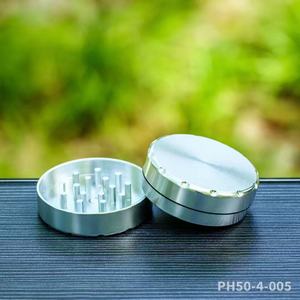 Bán Buôn Nhà Máy Chất Lượng Cao 50Mm 2 Lớp Kim Loại Kẽm Hợp Kim Thuốc Lá Máy Xay Biểu Tượng Tùy Chỉnh Nhôm Thảo Mộc Máy Xay - Product Image 6