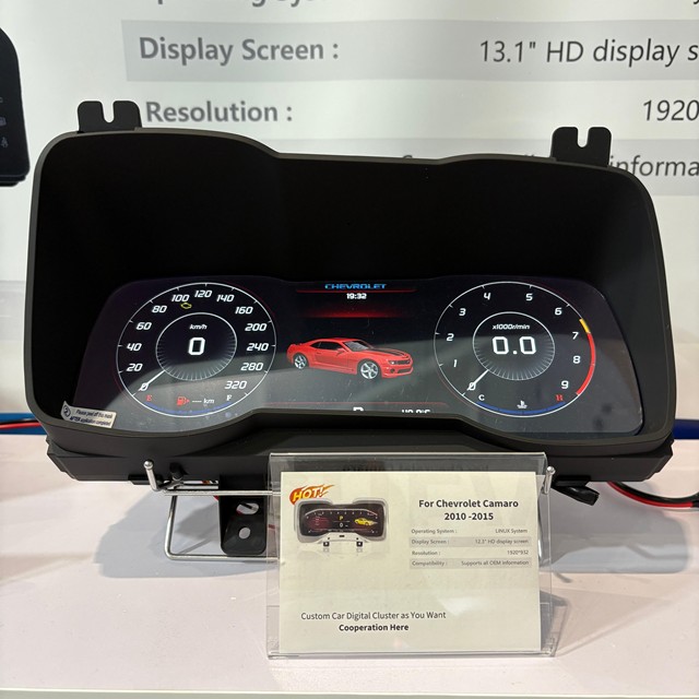 From 2011 to 2015 the New LCD Dashboard and Intelligent Display for Chevrolet Camaro Were Continuously Upgraded and Improved