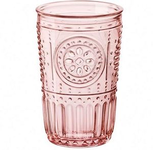 Bicchiere Romantico in Vetro Ambrato Stile Vintage per Tè Bubble Tea e Altri Bevande - Product Image 1