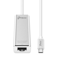 DTECH harga grosir adaptor Ethernet 1000mbps TYPE-C ke kartu Lan 1000M untuk Laptop PC
