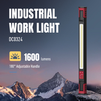 Qualité industrielle 180 °   Lampe d'inspection LED rotative 1600 lumens avec base magnétique pour réparation de machines en espaces étroits
