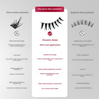 Faux cils en vison synthétique de luxe, naturels, de haute qualité, sans cruauté animale, avec bande transparente invisible, effet plumeux et bande complète, pour marque privée et vente en gros