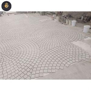 EV tùy chỉnh Granite <span class=keywords><strong>G603</strong></span> Vòng Tròn Thông tư paver mô hình trở lại <span class=keywords><strong>meshed</strong></span> Patio lát đá - Product Image 2